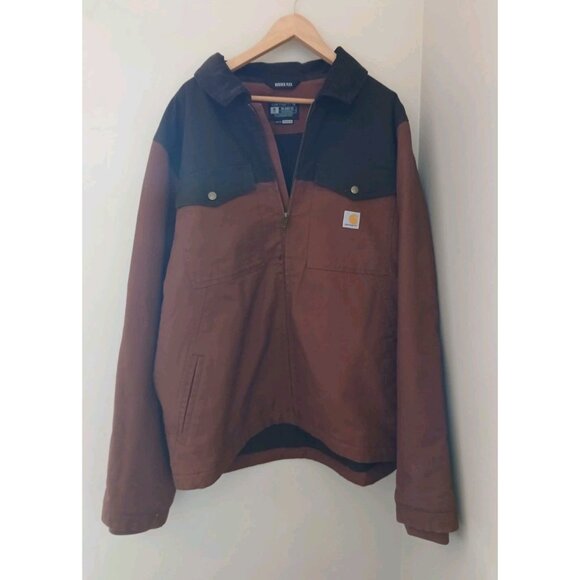 New Carhartt Montana Rugged Flex Relaxed Fit Duck Insulated Jacket - Picture 5 of 12